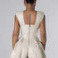 Stylish Mini Faux Leather Party Romper