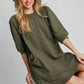Casual French Terry Mini Dress