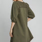 Casual French Terry Mini Dress