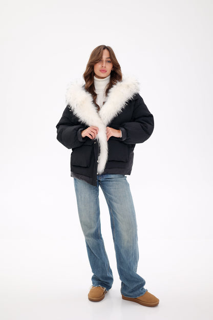 Genuine Fur Down Fill Parka