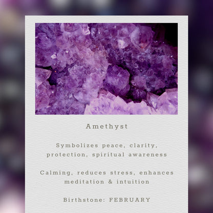 Amethyst Aurora Earring