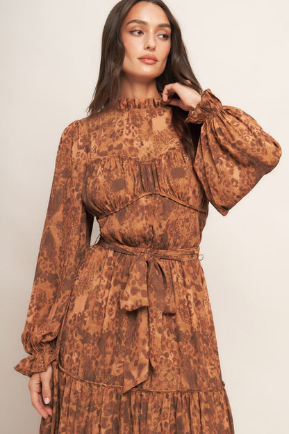 FLYING TOMATO Women's Nomad's Whisper Woven Maxi Dress