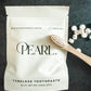 Starter Kit: The Pearl Jar - White Sea Glass & Fluoride Mint Toothpaste Tablets | 62 Tablets | Refill Pouch