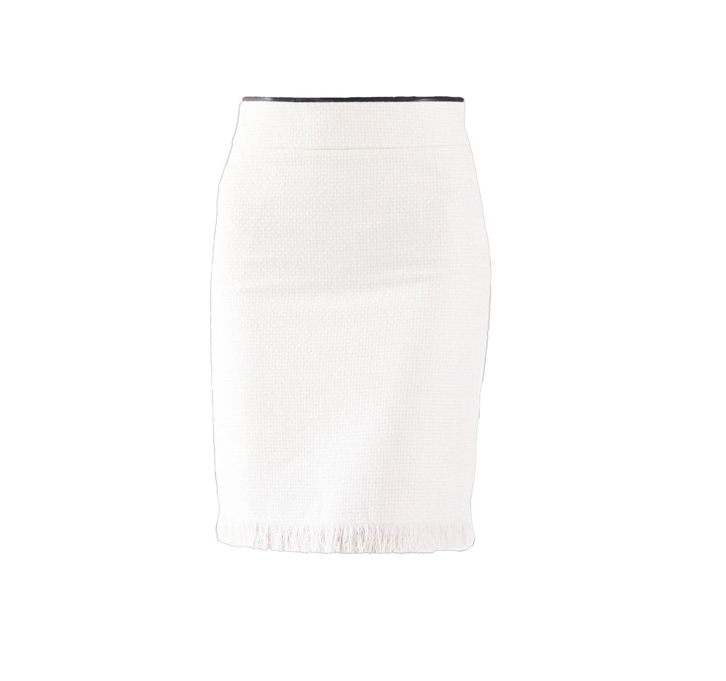 Luxe White Mini Tweed Skirt – Women’s Chic Mini Skirt