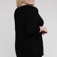 EESOME Plus Size Crew Neck Knit Sweater
