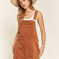JADE by JANE Corduroy Adjustable Shoulder Straps Overall PLUS