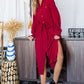 JADE by JANE Long Button down Plus-size Shirt Dress
