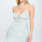 ONE & ONLY COLECTIVE Floral Ruffle Cami Mini Dress