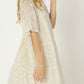 NUVI APPAREL A line tiered dress