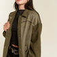 JADE BY JANE Faux Fur and Suede Jacket JJO5028P