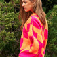 DAVI & DANI Multi Geo Checker Pullover Knit Sweater Top