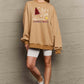 SIMPLY LOVE " Just a girl who loves Christmas" Full Size Graphic Sweatshirt