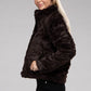 AMBIANCE APPAREL Fluffy Zip-Up Sweater Coat