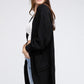 BIBI Twist Knitted Open Front Cardigan with Pockets