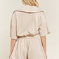 JADE by JANE Terry Zip-front Romper