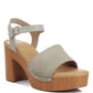 RAG & Co. Daniela Suede High Block Sandals