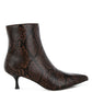 RAG & Co. Thymus Snake Print Kitten Heel Boots