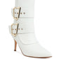 Ebera Chunky Buckle Strap Ankle Boots