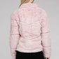 AMBIANCE APPAREL Fluffy Zip-Up Sweater Coat