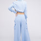 NUVI APPAREL Wrapping Style Shirts & Wide Pants