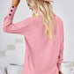 V-Neck Long Sleeve Blouse