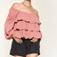 JADE by JANE Tiered flounce designed Top JJT5023