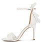 RAG & Co. Delancy Bow Detail Lace Stiletto Sandals