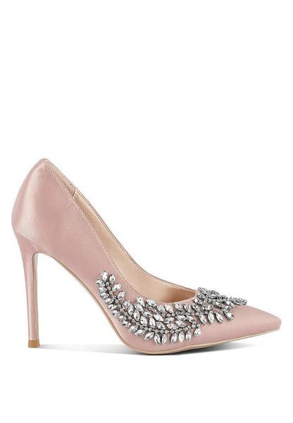 Ashlyn Rhinestones Embellished Stiletto Pumps