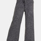 ZENANA Drawstring Hacci Cropped Pants