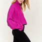 JADE by JANE Luxurious Mock Neck Wide Sleeves Sweater JJK50507
