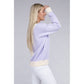 NUVI APPAREL Color Block Pullover Sweater