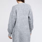 BIBI Twist Knitted Open Front Cardigan with Pockets