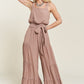 JADE by JANE Elastic Strap Tiered Plus-size Jumpsuit