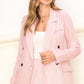 HYFVE Sugarplum Long-Sleeve Double-Breasted Blazer