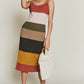 JADE by JANE Knit Color Block Pencil Tank Casual Dress