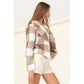 HYFVE Lucky Break Plaid Fur Jacket