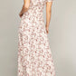 NUVI APPAREL Empire waist satin dress