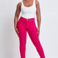 YMI Jeanswear Neon Pink Hyper Stretch Mid-Rise Skinny Jeans