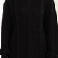 HYFVE Cable-Knit Ribbed Mini Sweater Dress