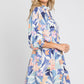 GeeGee Floral Print Mini Dress