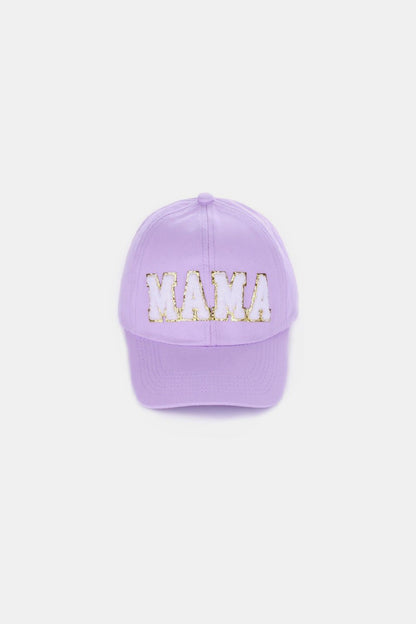 ZENANA "MAMA" Chenille Patch Baseball Cap