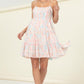 HYFVE Flirty Floral Tie-Strap Midi Dress