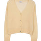 LILOU Wool Blended Sheer Cardigan