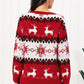 Traditional Reindeer Round Neck Christmas Sweater