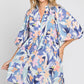 GeeGee Floral Print Mini Dress