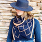 ELLISON & YOUNG Paris Class Knit Scarf