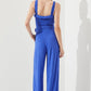 JADE by JANE Belted Sleeveless Jumpsuit with Adjustable Straps
