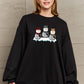 SIMPLY LOVE Full Size Snowmen Graphic Christmas Sweatshirt