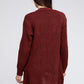BIBI Twist Knitted Open Front Cardigan with Pockets