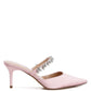 RAG & Co. Sena Formal Pointed Diamante Stiletto Mules Sandals